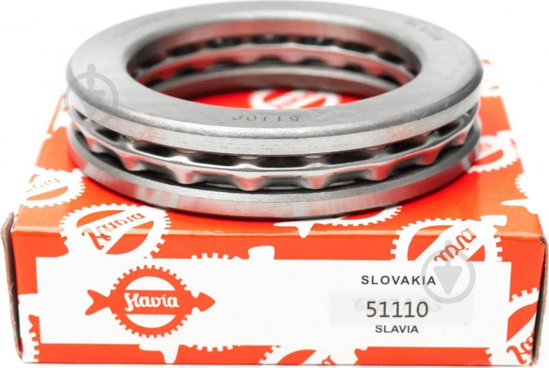 Подшипник SLAVIA упорный шариковый 51110 (ГОСТ 8110) - фото 2 Подшипник SLAVIA упорный шариковый 51110 (ГОСТ 8110) - фото 2