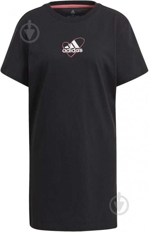 Сукня Adidas LOGO TEE DRESS GJ6523 р.XL чорний - фото 3