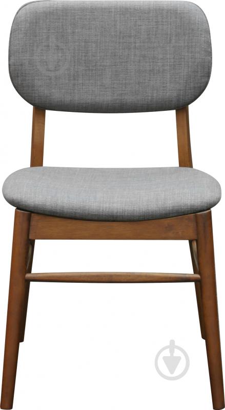 Стілець обідній Corona горіх/сірий - фото 2