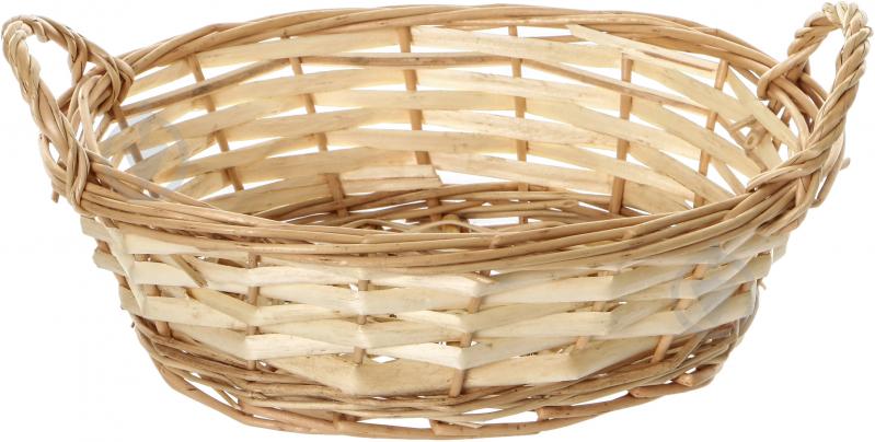 Корзинка плетеная Экорамбус с ручками 23x17x8 см - фото 1