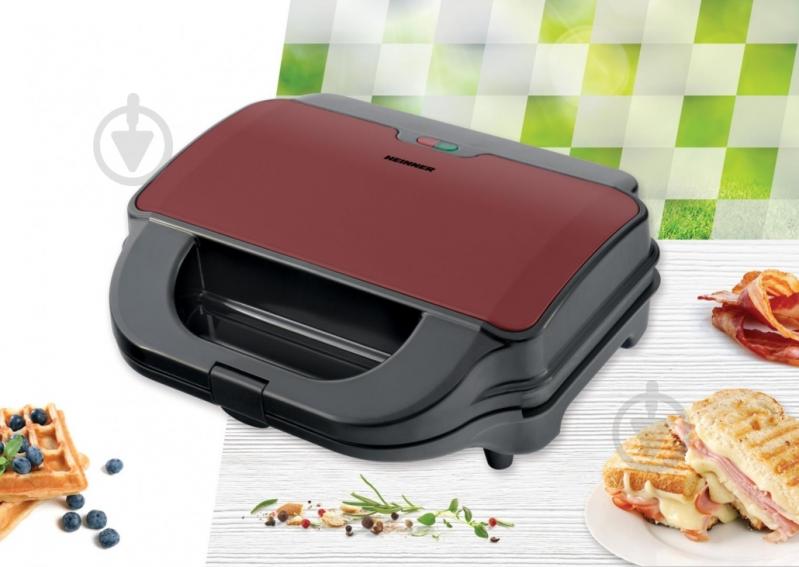 Бутербродниця Heinner SM-2H900BKS - фото 3