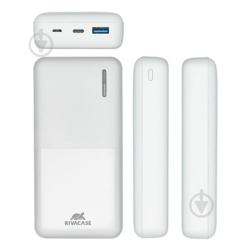 Повербанк RivaCase 20000 mAh (RIVAPOWER VA2571 (White)-) - фото 4