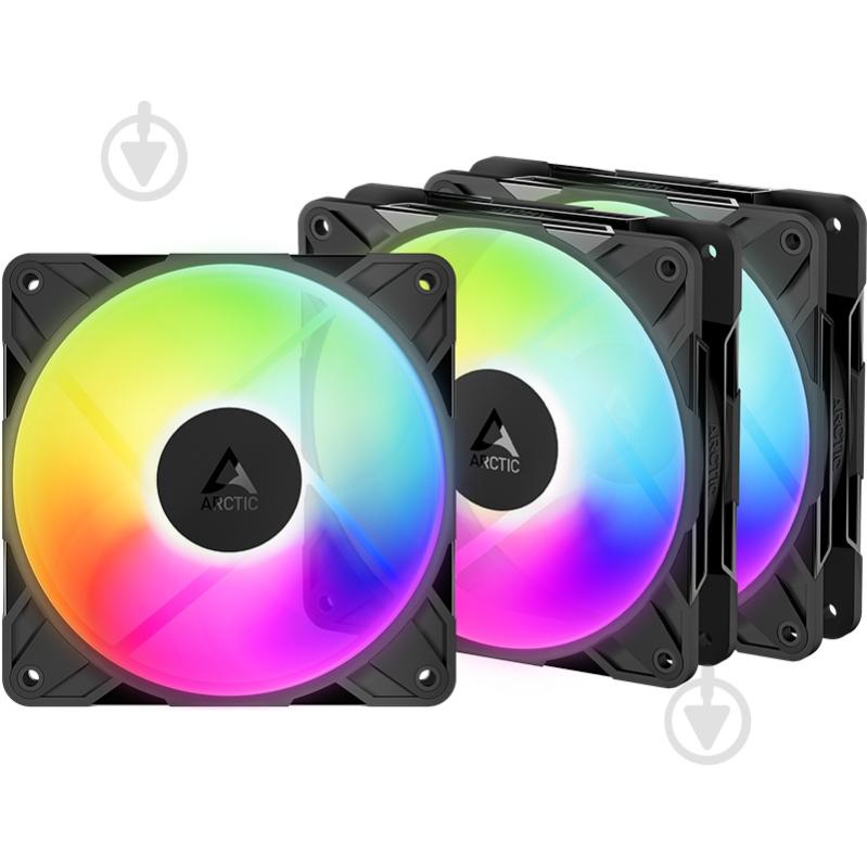 Корпусный кулер Arctic P12 Pro Reverse A-RGB, 3 Pack - фото 3 Корпусный кулер Arctic P12 Pro Reverse A-RGB, 3 Pack - фото 3
