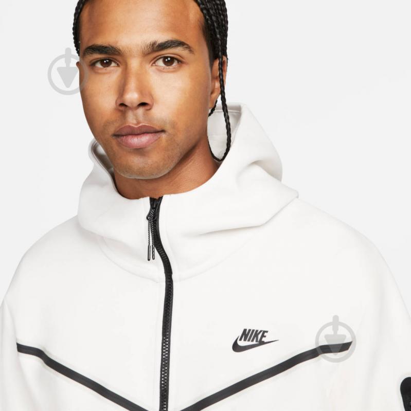 Джемпер Nike M NSW TCH FLC HOODIE FZ WR CU4489-030 р. 2XL бежевий - фото 3