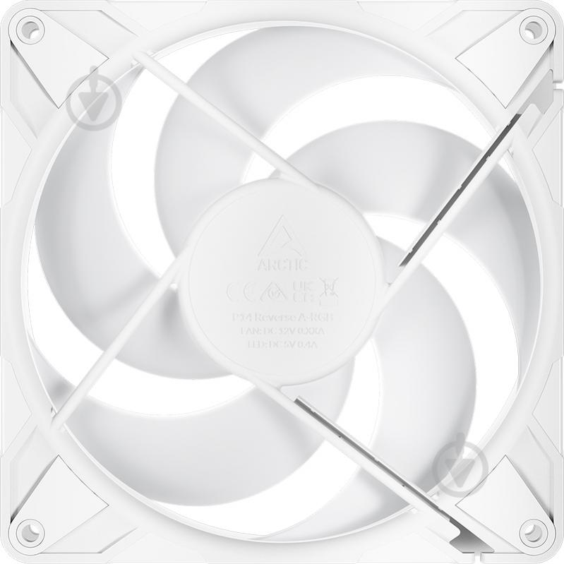 Корпусный кулер Arctic P14 Pro Reverse A-RGB (3-Fan Pack) White - фото 3