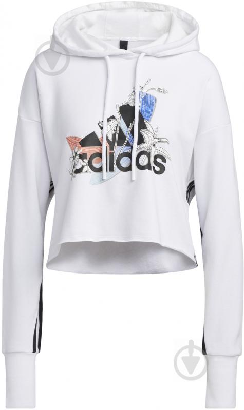 Джемпер Adidas NINI GFX HOODY GJ6546 р. M білий - фото 3