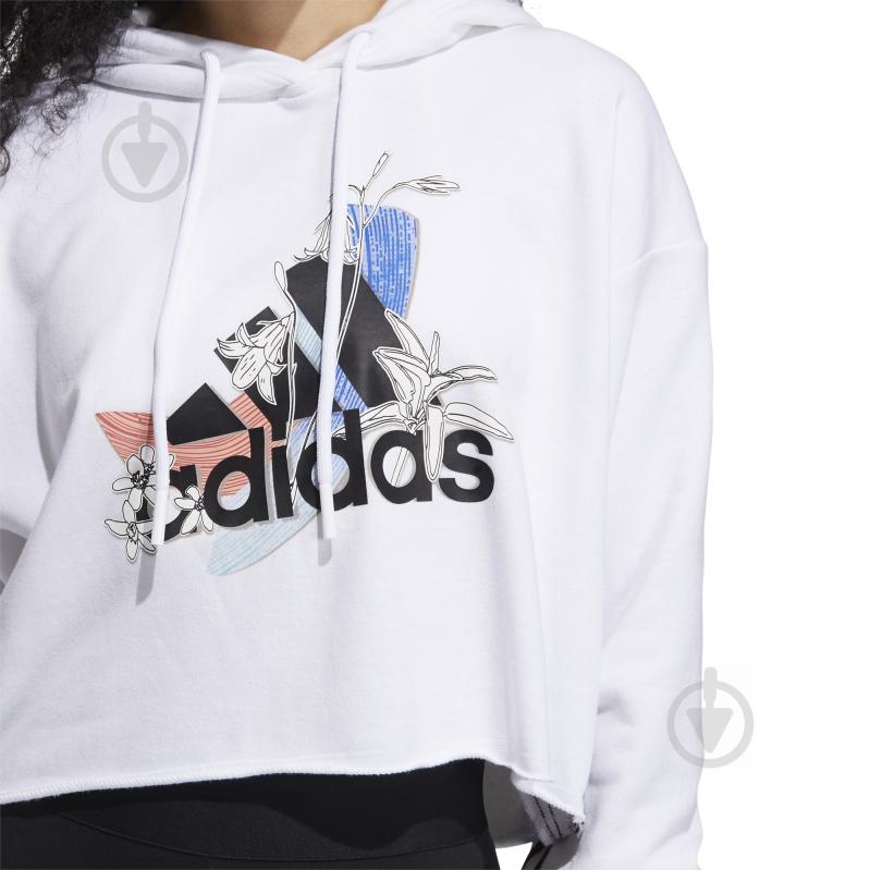 Джемпер Adidas NINI GFX HOODY GJ6546 р. M білий - фото 7