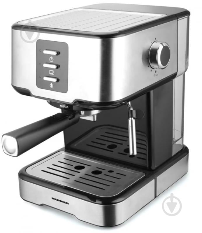 Кофеварка рожковая Heinner HEM-850IXBK - фото 1