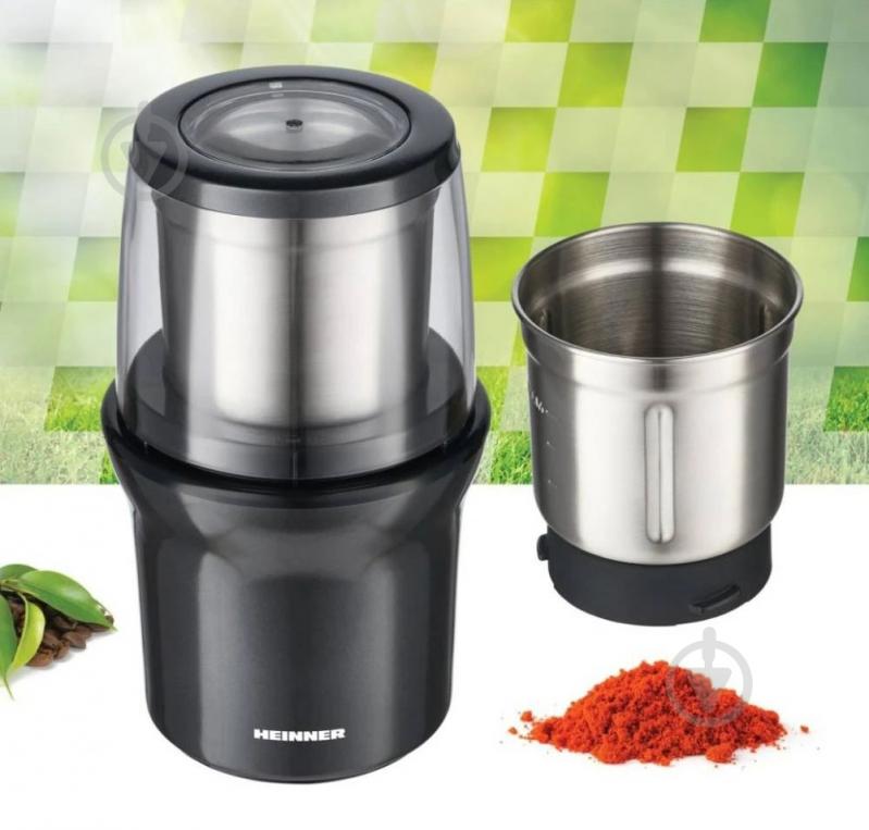 Кофемолка Heinner HCG-200DGIX2 - фото 4
