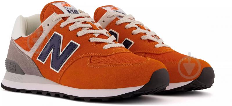 Кроссовки мужские New Balance ML574HJ2 р.42 оранжевые - фото 3