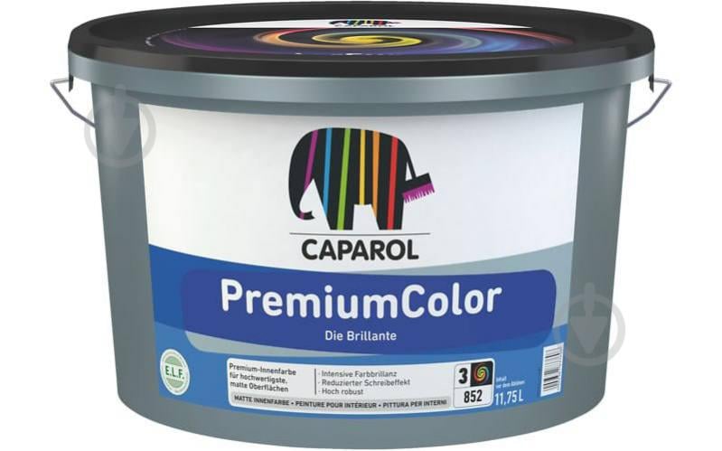 Фарба інтер'єрна латексна Caparol PremiumColor E.L.F. глибокий мат 3D Pinie 15 11,75 л - фото 4