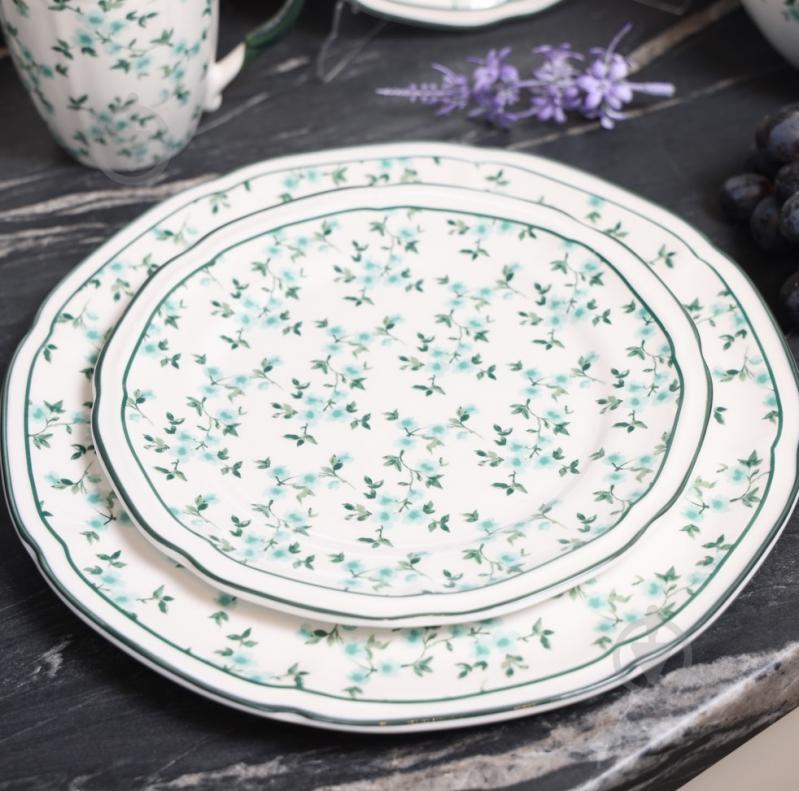 Тарелка подставная Sant Valentines Glazed Green 27 см - фото 9