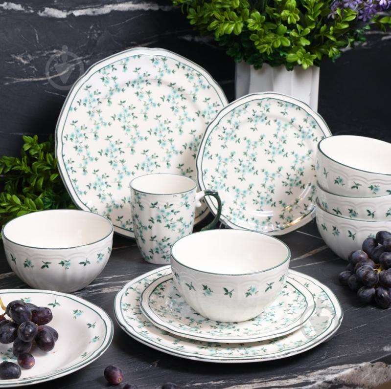 Тарелка подставная Sant Valentines Glazed Green 27 см - фото 4