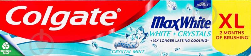 Зубная паста Colgate Max White Crystals 125 мл - фото 1