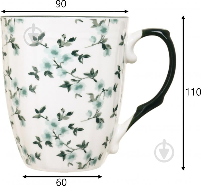 Чашка Sant Valentines Glazed Green 310 мл - фото 5