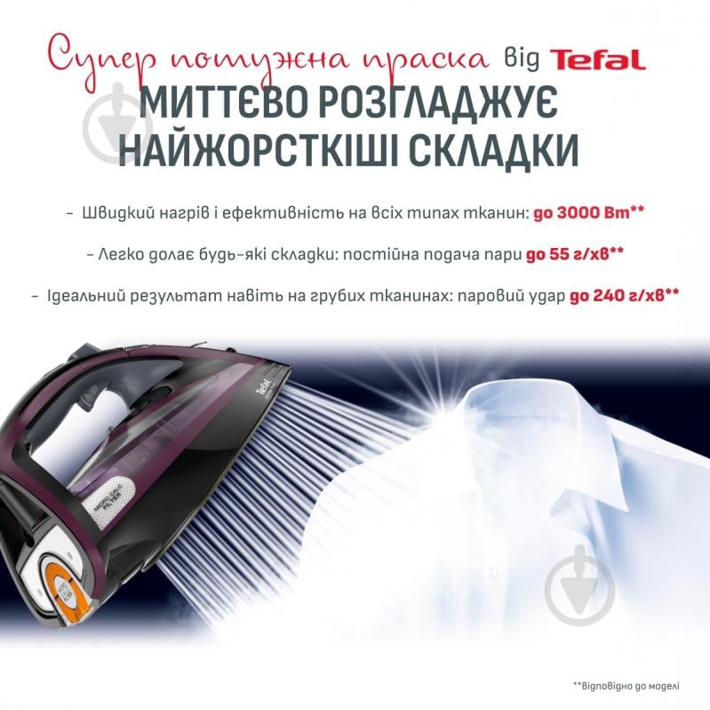 Утюг Tefal ULTIMATE PURE FV9835E0 - фото 6