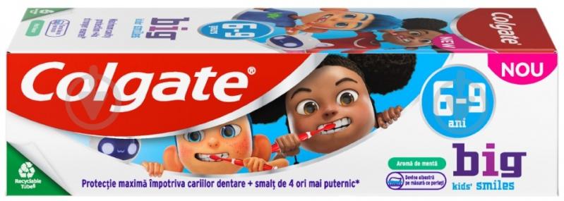 Зубна паста дитяча Colgate Kids 6-9 років зі смаком ніжної м'яти 50 мл - фото 1