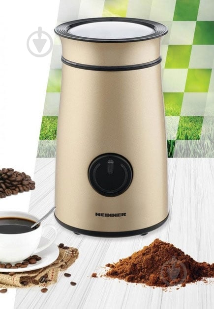 Кофемолка Heinner HCG-150IXGD - фото 3