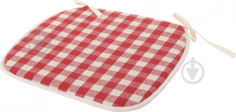 Подушка на стілець Red check 33х38х2 см UP! (Underprice) - фото 2
