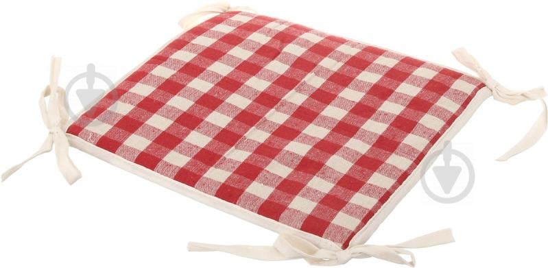 Подушка на стілець Red check 32х32х1,5 см UP! (Underprice) - фото 2