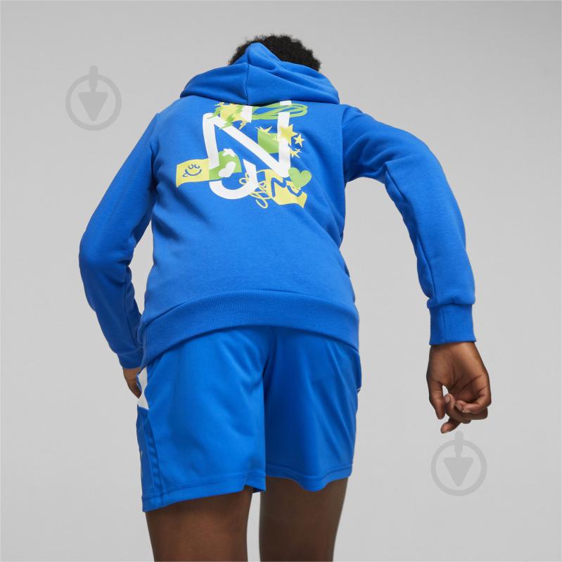 Джемпер Puma NEYMAR JR INS. HOODY JR 65874801 синий - фото 5