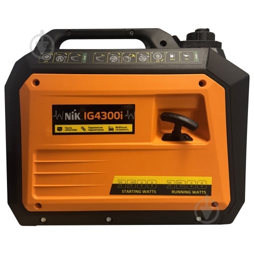 Генератор бензиновый NIK NIK IG4300і 3,2 кВт / 3,5 кВт 220 В IG4300і - фото 1