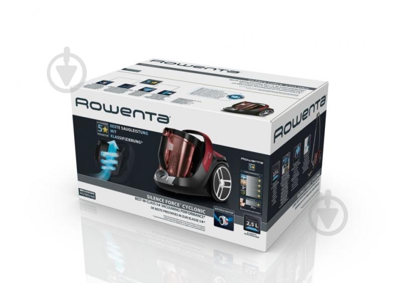 Пылесос Rowenta Silence Force Cyclonic RO7253EA red - фото 12