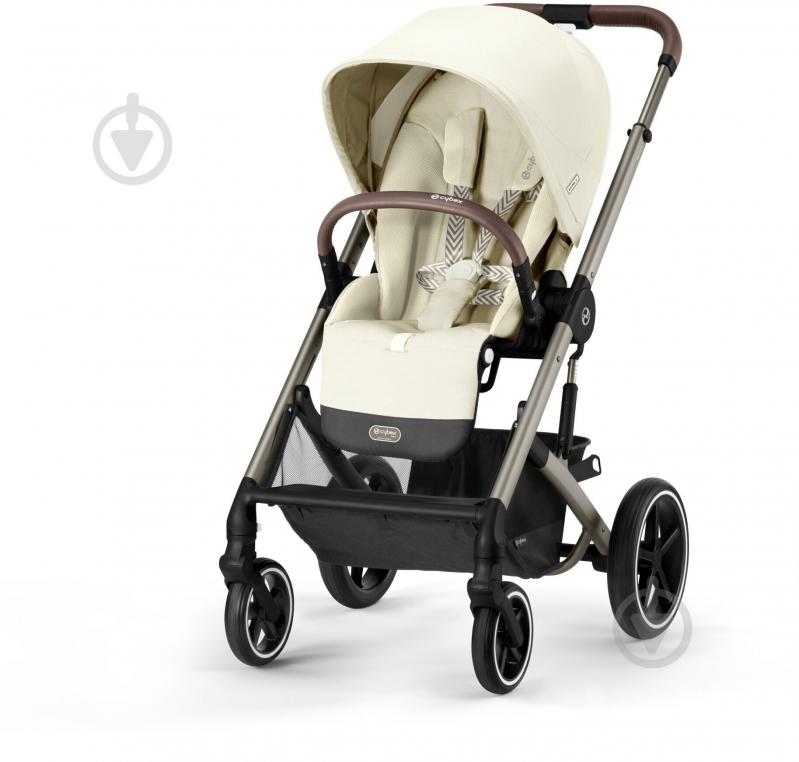 Коляска прогулочная Cybex Balios S Lux TPE Seashell Beige - фото 1