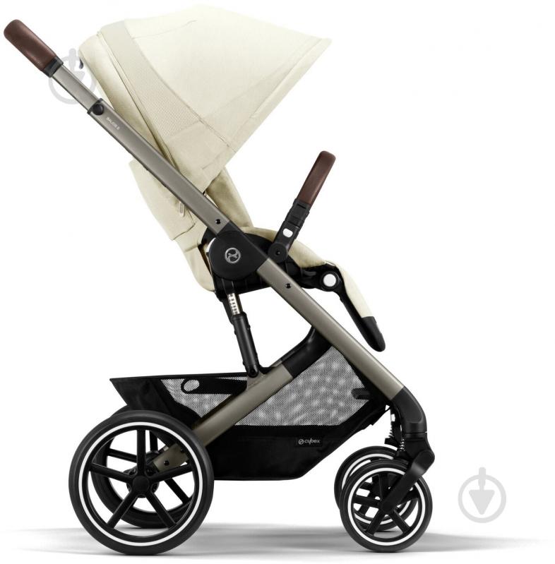 Коляска прогулочная Cybex Balios S Lux TPE Seashell Beige - фото 4