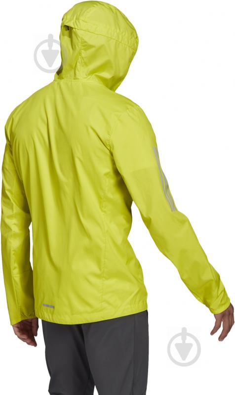 Вітрівка чоловіча весняна Adidas OWN THE RUN JKT GJ9950 р.XL салатова - фото 5