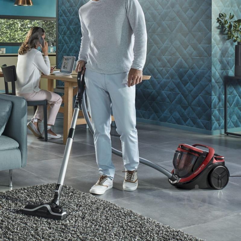 Пилосос Rowenta Silence Force Cyclonic Parquet RO7649EA red/black - фото 8