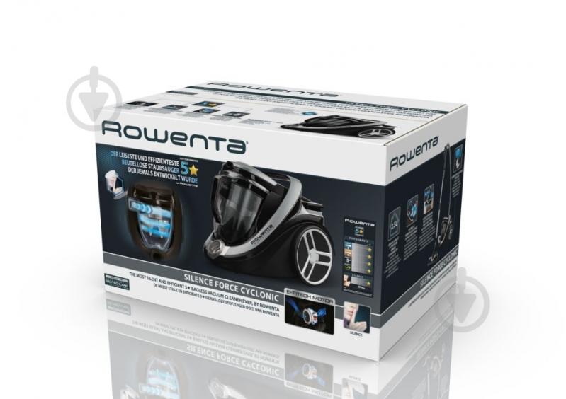 Пилосос Rowenta Silence Force Cyclonic Parquet RO7649EA red/black - фото 11