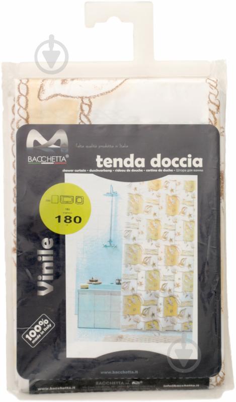 Штора для душу BACCHETTA OCEANO BEIGE - фото 3 Штора для душу BACCHETTA OCEANO BEIGE - фото 3