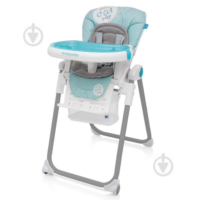 Стульчик для кормления Baby Design Lolly 05 Turquoise 299728 - фото 1