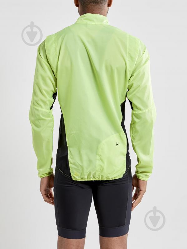 Велокуртка чоловіча Craft Essence Light Wind Jacket M 1908813-851000 р.S салатова - фото 2