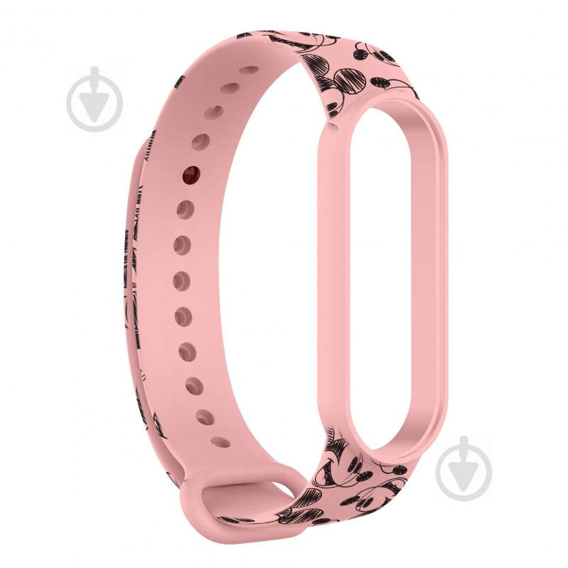 Ремінець Armorstandart Armorstandart Cartoon для Xiaomi Mi Band 6/5 Mickey Pink (ARM59255) - фото 2