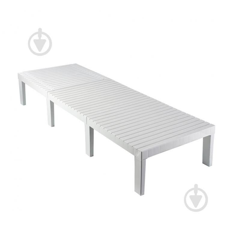 УЦЕНКА! Лежак ProGarden HAITI 195х65х32 белый для сада 65x195 см (УЦ №2465) - фото 2 УЦЕНКА! Лежак ProGarden HAITI 195х65х32 белый для сада 65x195 см (УЦ №2465) - фото 2