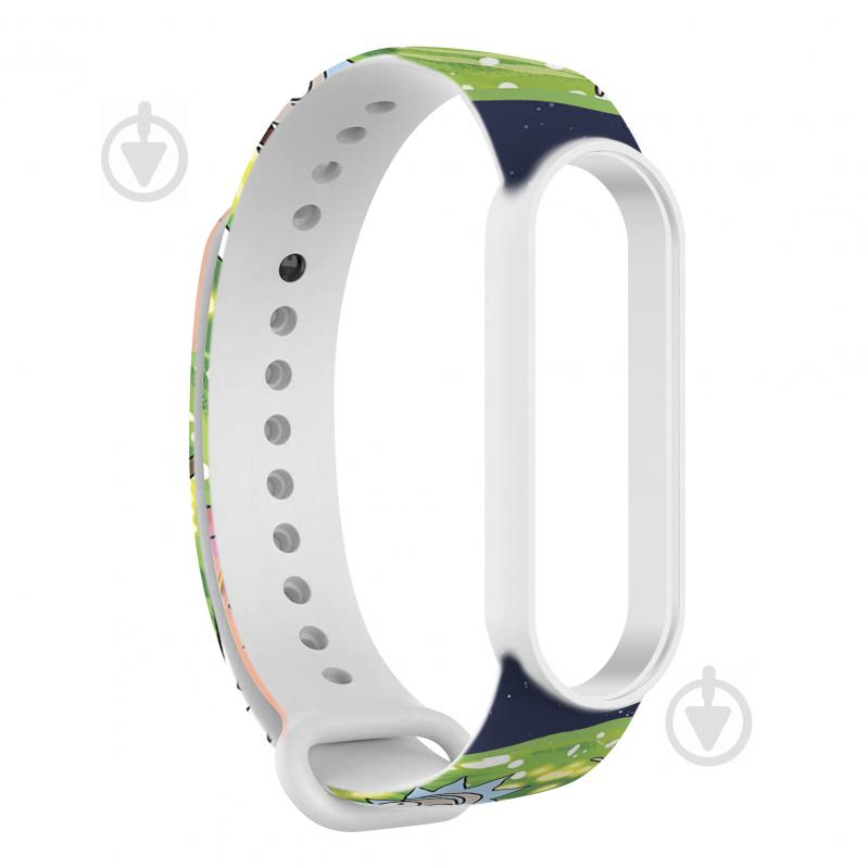 Ремешок для фитнес-браслета Armorstandart RM для Xiaomi Mi Band 6/5 Cartoon White (ARM59272) - фото 2