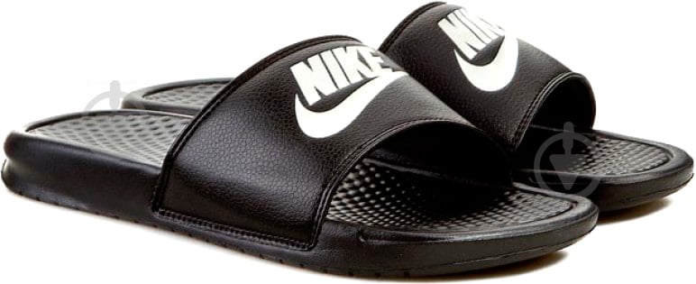 Шльопанці Nike BENASSI JDI 343880-090 р.46 чорний - фото 7