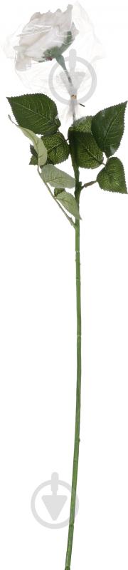 Растение искусственное Роза белая 64 см Девилон - фото 4