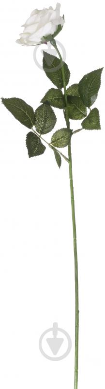 Растение искусственное Роза белая 64 см Девилон - фото 1