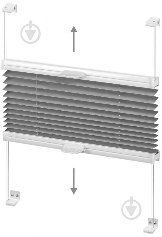 Штора-плиссе Rollotex ткань DUO ECORO 30х45 см Графитовый - фото 6