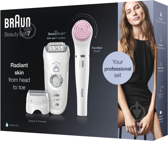 Епілятор Braun Silk epil 7 SES 7/875 BS - фото 9