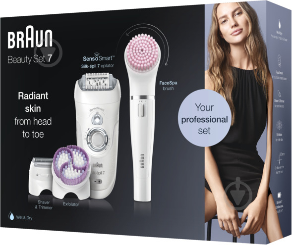 Епілятор Braun Silk epil 7 SES 7/885 BS - фото 9