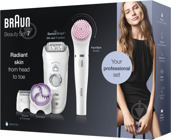 Эпилятор Braun Silk epil 7 SES 7/895 BS - фото 9