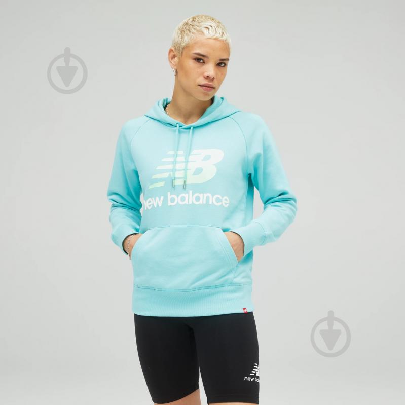 Джемпер New Balance ESSENTIALS PULLOVER WT03550SRF р.XL зелений - фото 1