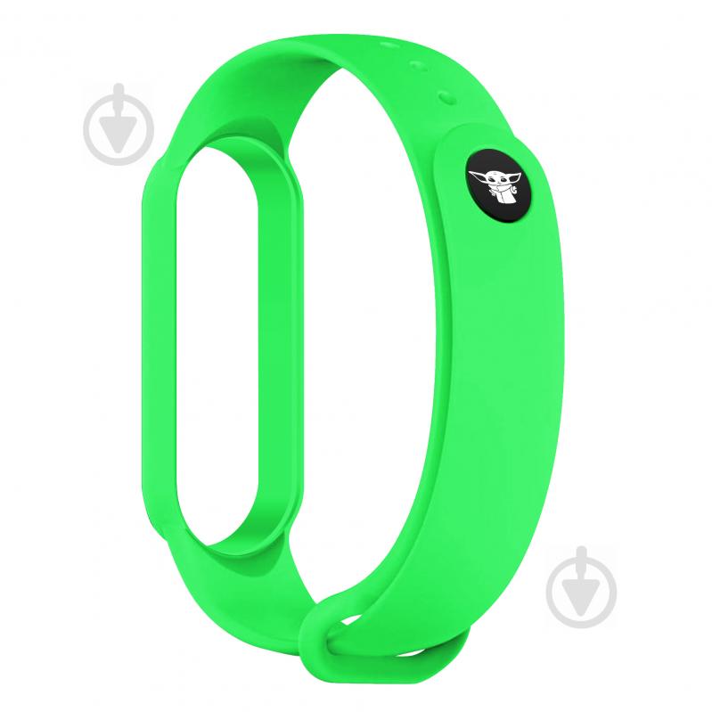 Ремінець для фітнес-браслета Armorstandart This is the Way для Xiaomi Mi Band 6/5 BY Green (ARM59257) - фото 1