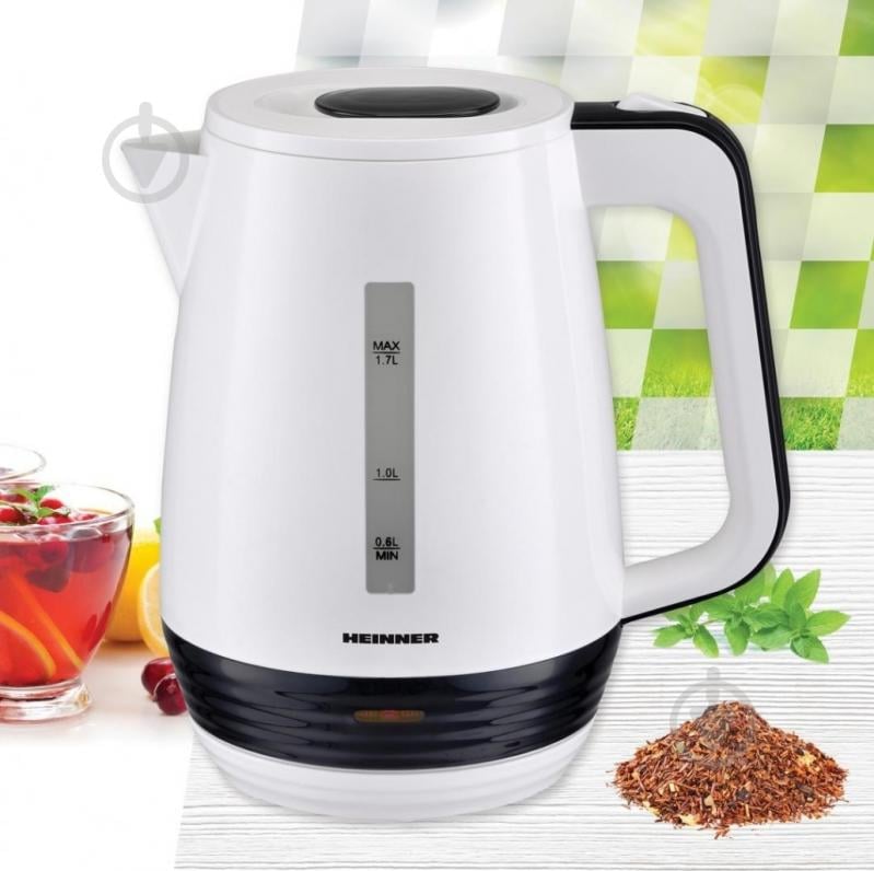 Электрочайник Heinner HEK-17WH - фото 2