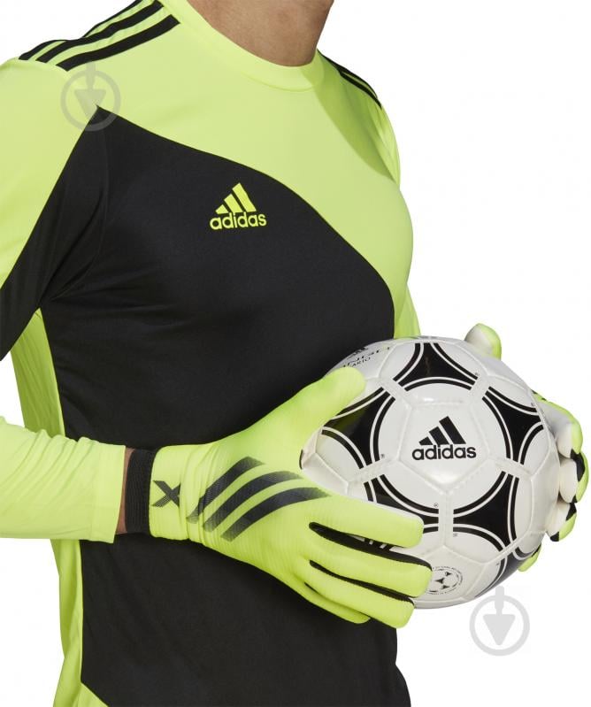 Вратарские перчатки Adidas X GL TRN GK3511 7 желтый - фото 3