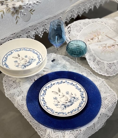 Тарілка десертна Lefard Blue Rabbit 21 см 769-099 - фото 6 Тарілка десертна Lefard Blue Rabbit 21 см 769-099 - фото 6